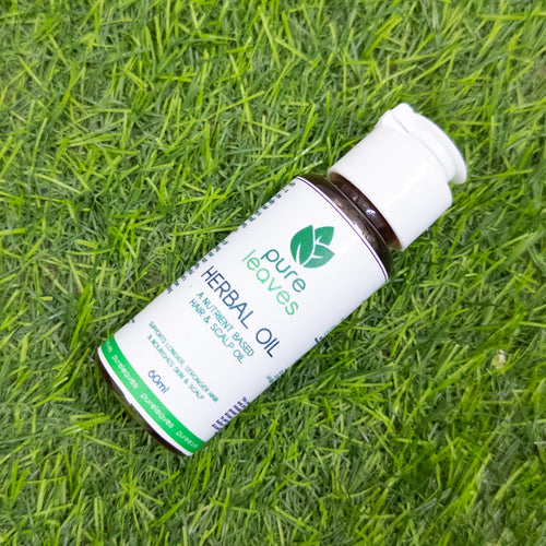 Pure Leaves Herbal Hair Oil | Made with 100% Natural Ingredients 